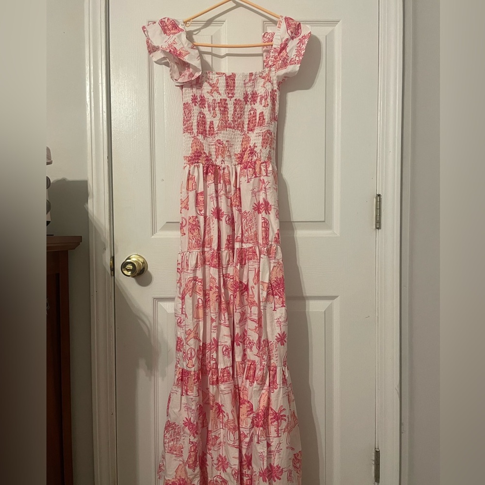 8 Oak Lane Toile midi dress. NWT